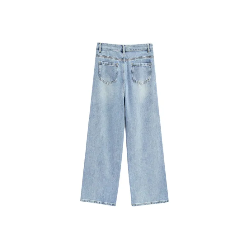 Love to serve Jeans Women's Denim Blue-2