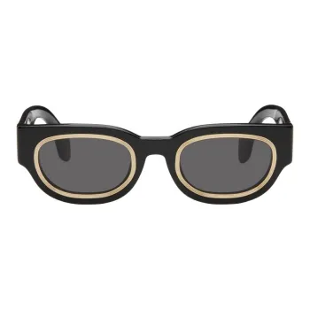 PALM ANGELS Acetate Rectangular Sunglasses Women's Black