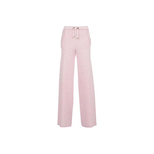 BALMAIN Drawstring Palazzo trousers shorts 'Pink'