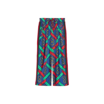 GUCCI Satin Cropped Trousers
