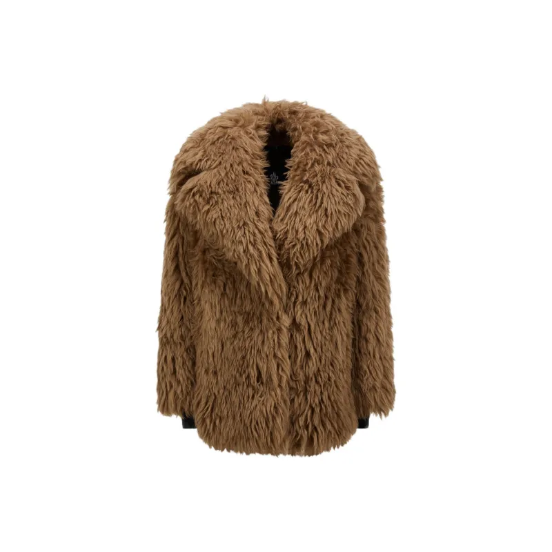 Moncler Grenoble FW24 Malenco Coats Women's Brown-0