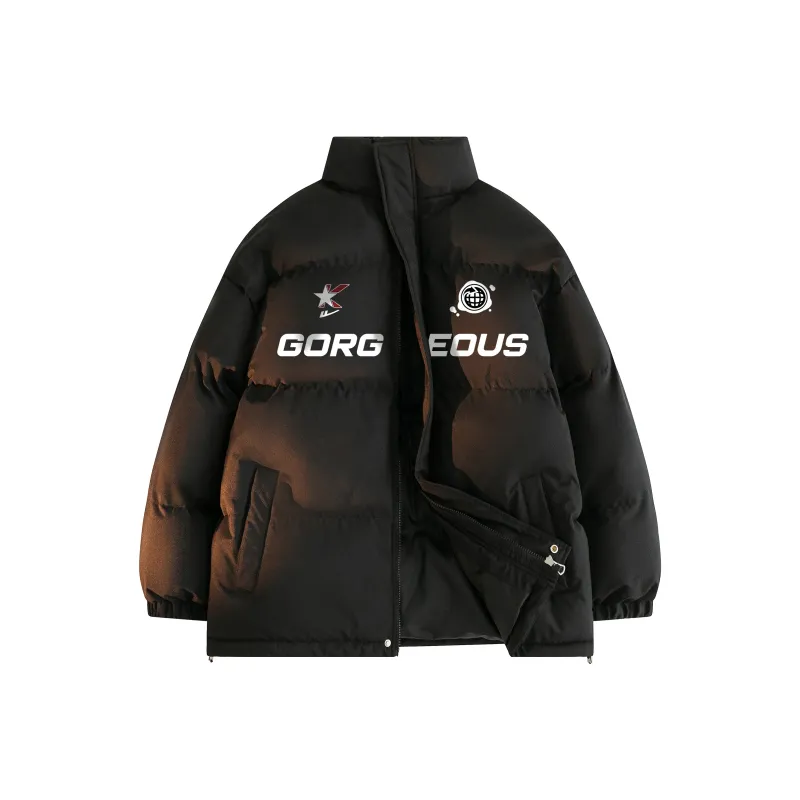 Warrior Ride The Wind And Waves Series Puffer Jacket Unisex-21