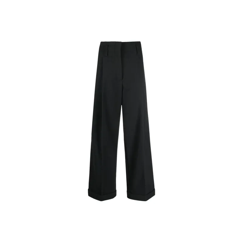 PHILOSOPHY DI LORENZO SERAFINI High waisted Pleated Wide leg Trousers-0