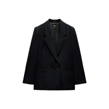 ZARA Trf Business Suit Women's Sea Blue