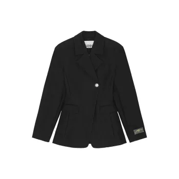 GANNI Appliqué Blazer