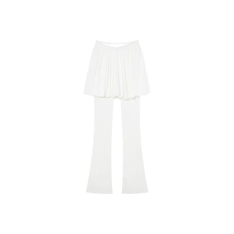 RUNTOTHEFUTURE Casual Pants Women's Milk White-0