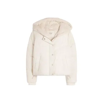 Hollister Puffer Jacket Women's Ivory