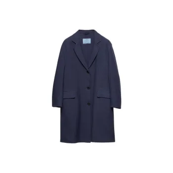 PRADA SS25 Spring Summer Women's Apparel Collection Coat Women's Blue
