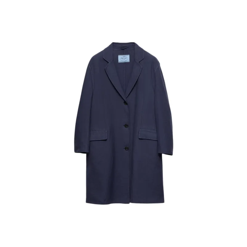 PRADA SS25 Spring Summer Women's Apparel Collection Coat Women's Blue-0