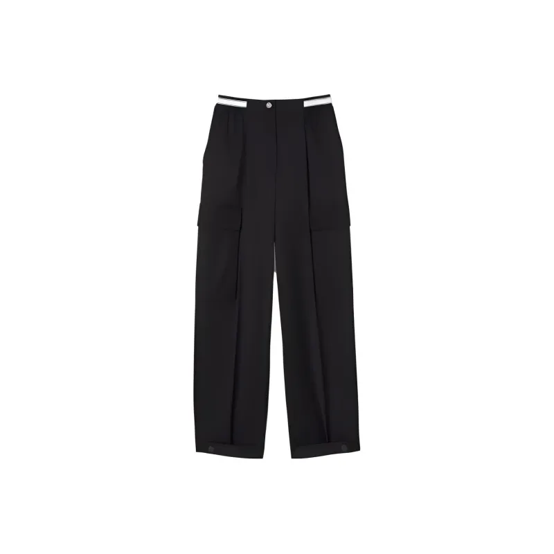 Sandro Straight-leg Cargo Trousers-0
