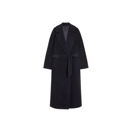 WEEKEND MaxMara Tempera Coats Women's Dark Blue