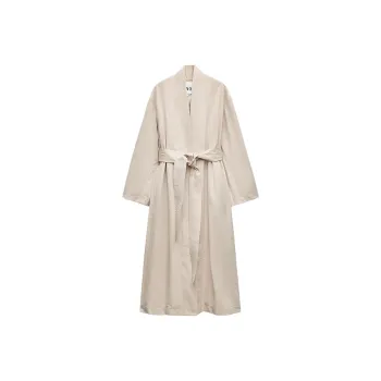 ZARA ZW Series Trench Coat Women's Khaki