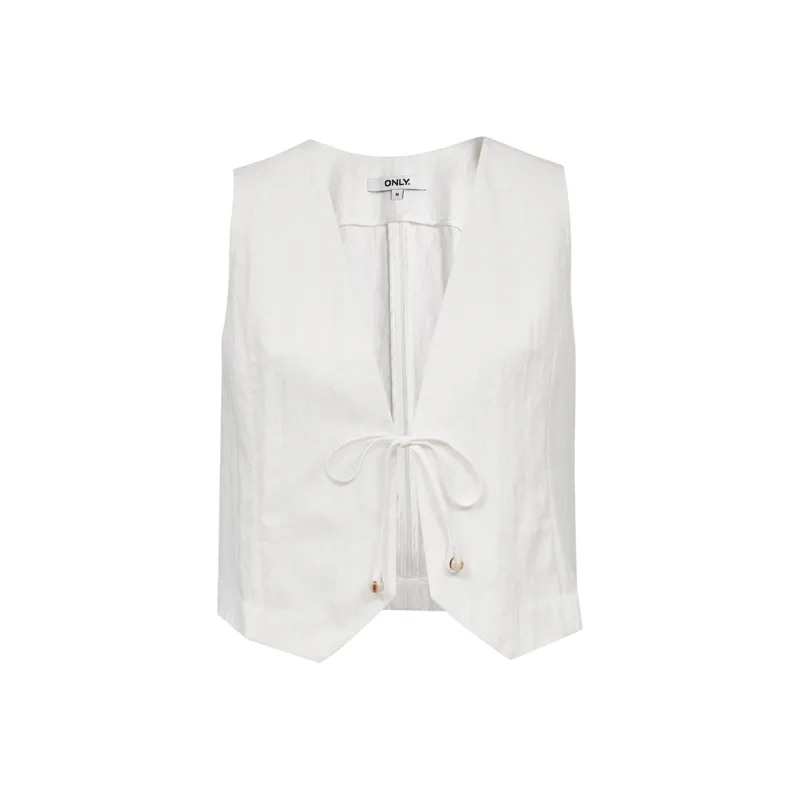 ONLY Vests Women's S00 White-0