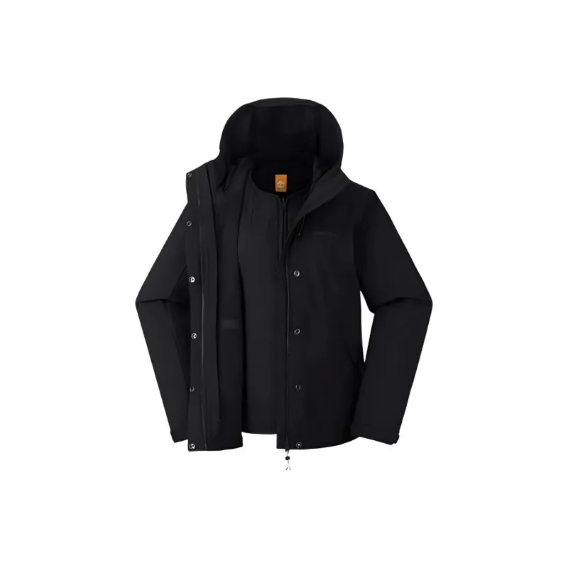 Timberland Waterproof And Breathable Warm Windbreaker Jacket Women's Black-0