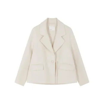 IHIMI Coats Women's Ecru