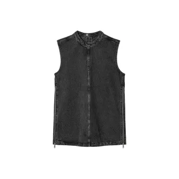 COS Vests Women's Washed Black