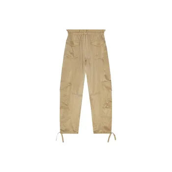 GANNI SS24 Casual Pants Women's Safari Yellow