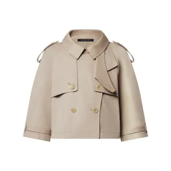 LOUIS VUITTON Cropped Trench Jacket