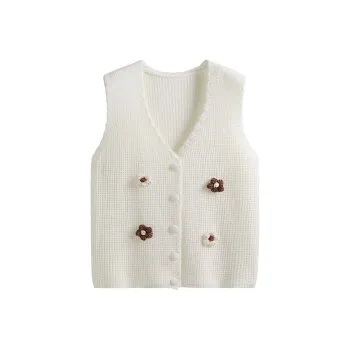 Ya Sheep People Vest Women's White