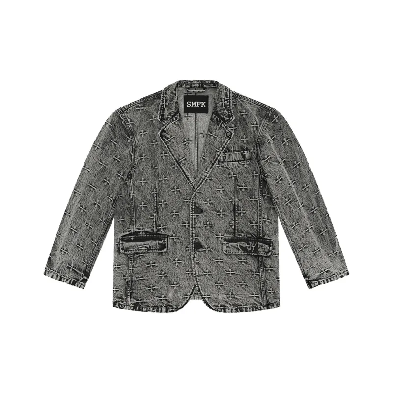 SMFK Business Suit Unisex Storm Garden Gray-0