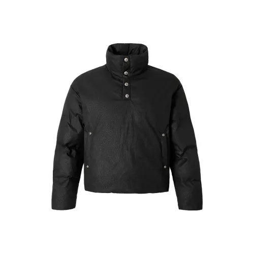YADcrew Puffer Jacket Unisex Black