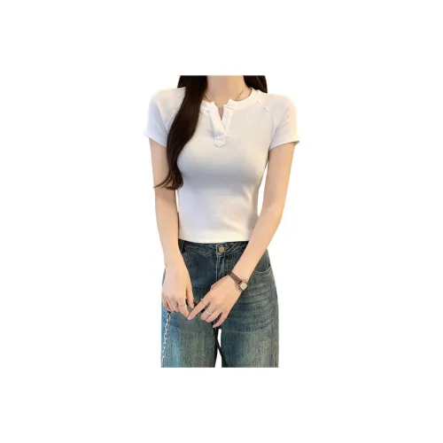 JECCI FIVE Set in Sleeve T Shirt Women's