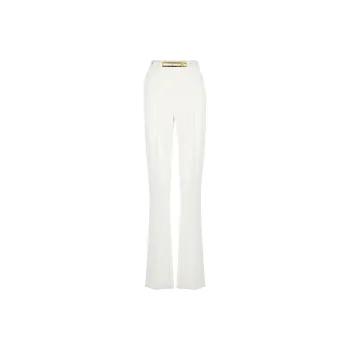Elisabetta Franchi Belted Straight Trousers