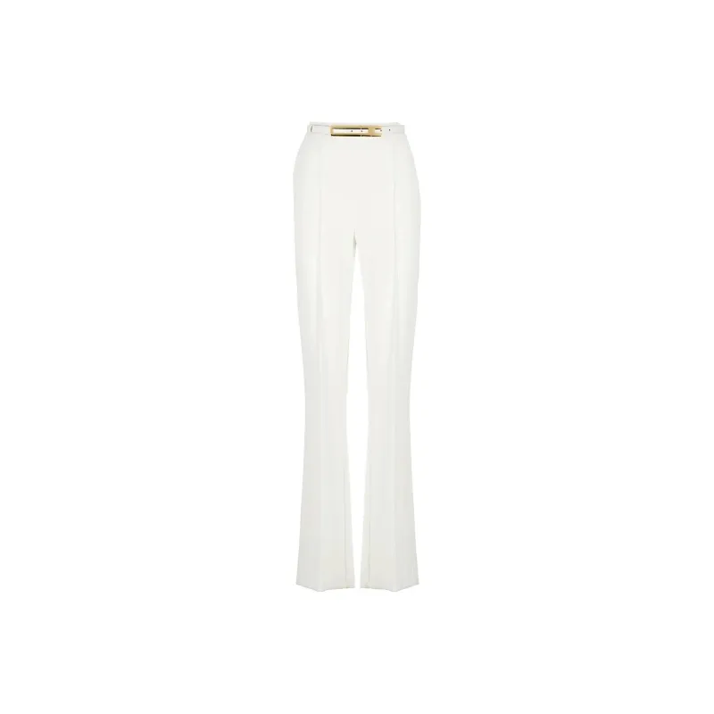 Elisabetta Franchi Belted Straight Trousers-0