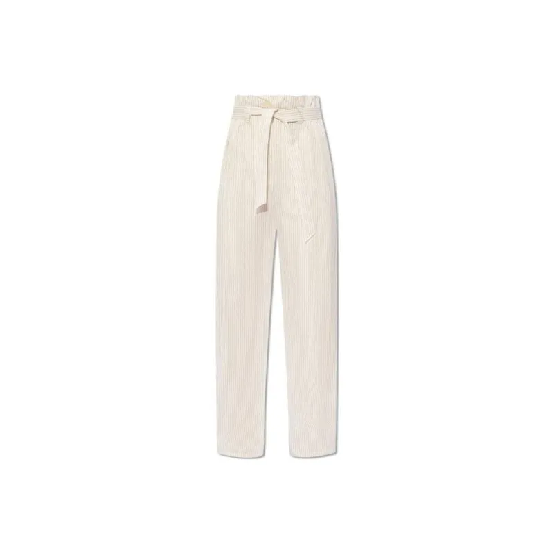 MaxMara Xero Striped Straight Leg Trousers-0