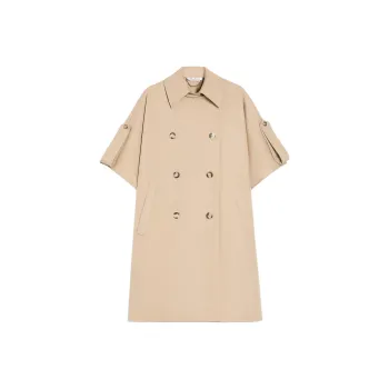 MaxMara Finezza Double Breasted Short Sleeved Cape
