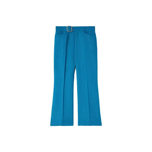 JIL SANDER Belted Cropped Trousers