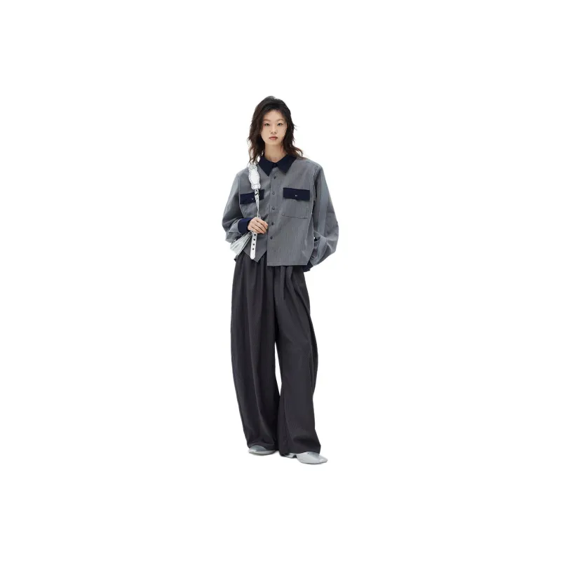 Metamorphosis Casual Pants Women's Stripes-0
