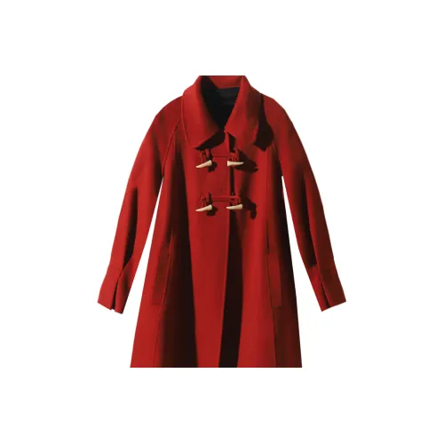 E.BECKY Coats Women's Red