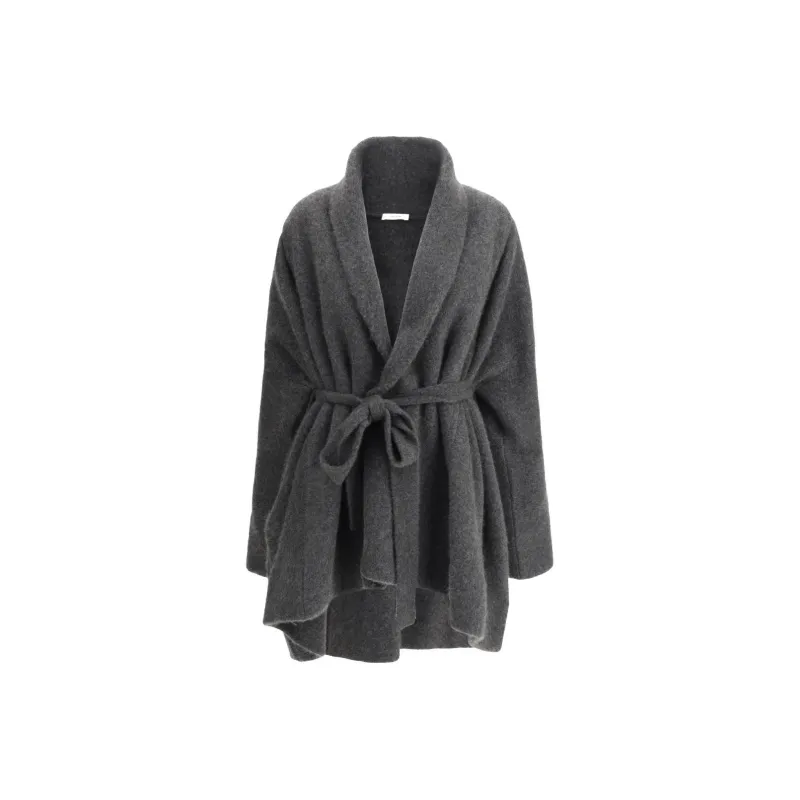 THE ROW Long Sleeved Belted Coat-0