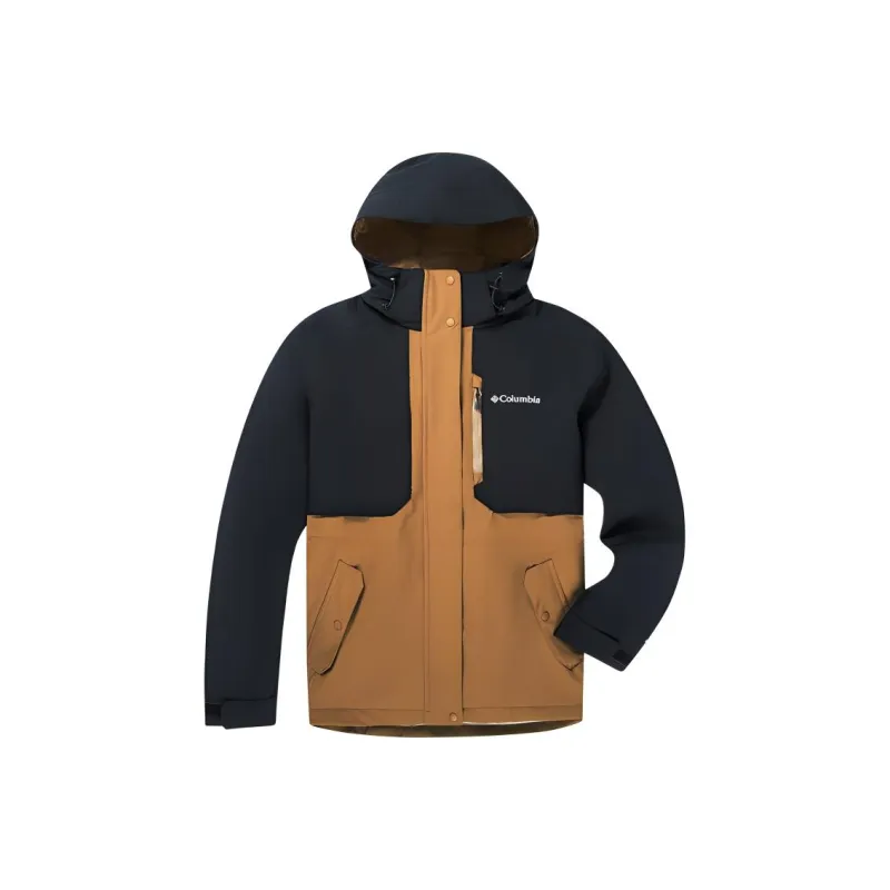 Columbia Water Resistant Windbreaker Jacket Women's Blue Brown-0