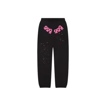 Sp5der Angel Number Sweatpant Black
