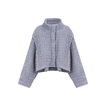 DianThia Puffer Jacket Women's Gray