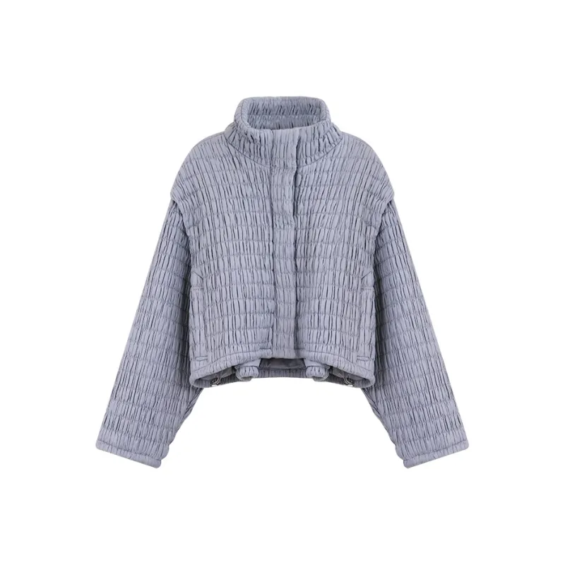 DianThia Puffer Jacket Women's Gray-0