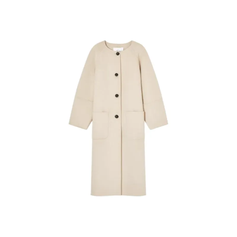 Orange Desire Coats Women's Mousse Beige-0