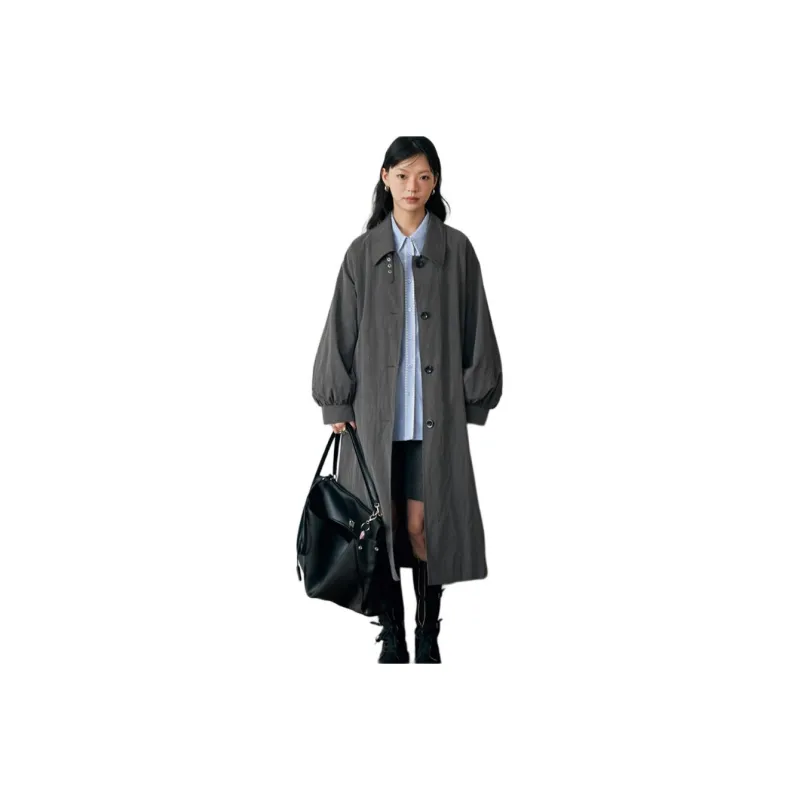 BLUEerror Trench Coats Women's-0