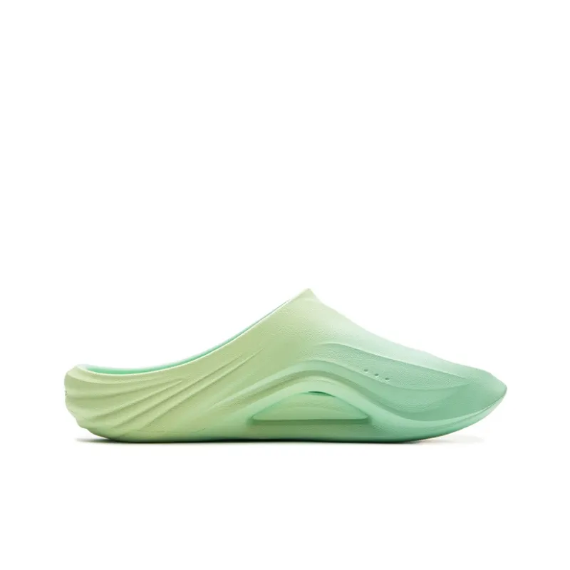 LiNing SOFT SLIPPER Slip Resistant Odor Resistant Cushioning Slide Slippers Unisex Yellow Green-1