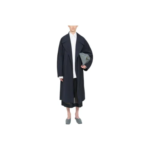 CARVEN SS24 Trench Coat Women's Navy Blue