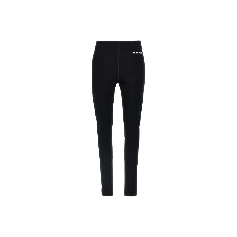 JIL SANDER + Logo Printed Leggings-0