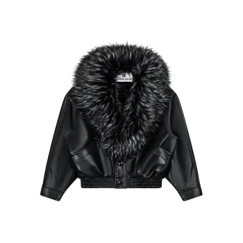 CALLED BACK Leather Jacket Women's