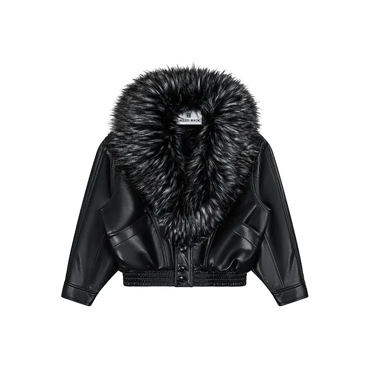 CALLED BACK Leather Jacket Women's-0