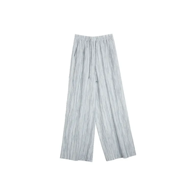 ELLE Casual Pants Women's Gray Blue-0
