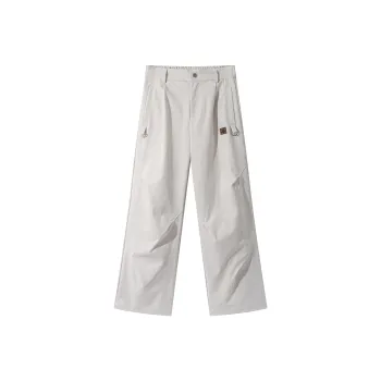 Maserati Casual Pants Unisex Ecru