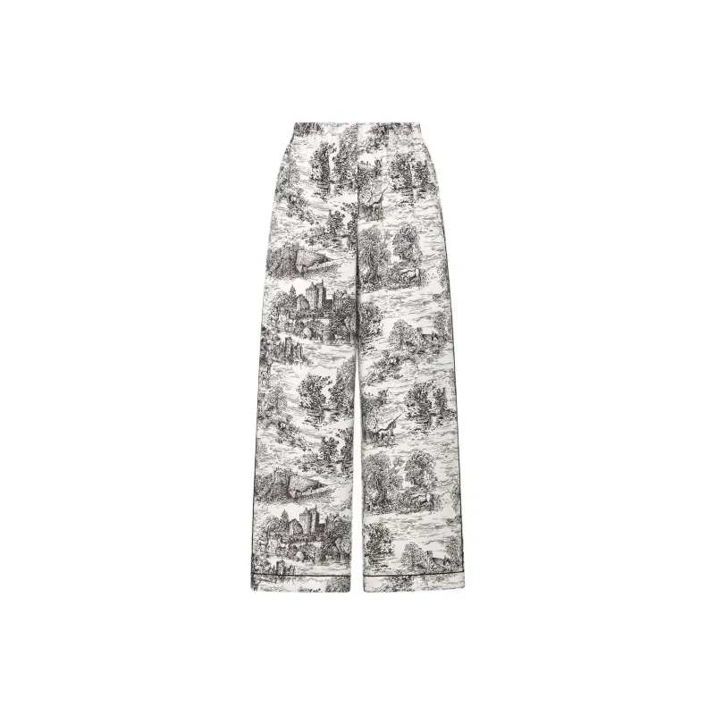 DIOR Casual Pants Women's Black-0