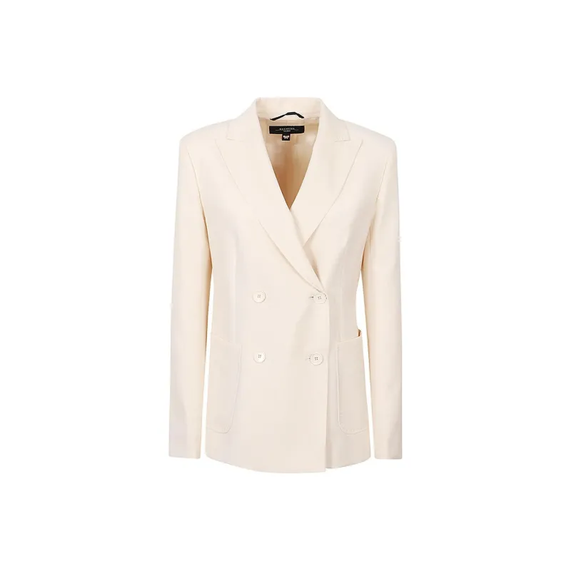 WEEKEND MaxMara Double Breasted Tailored Blazer-0