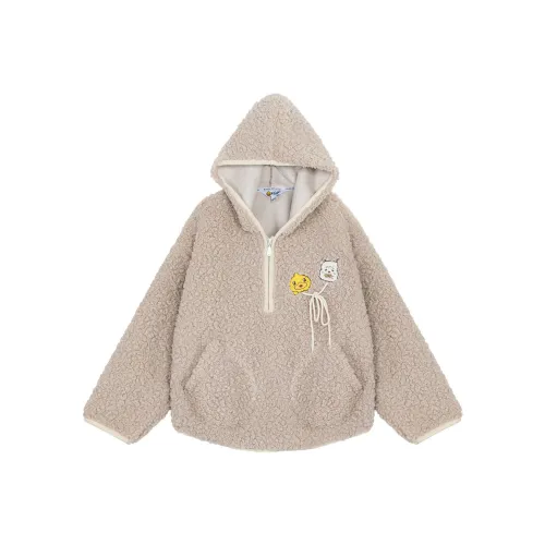 B.Duck Velvet feel Coat Women's Light Beige